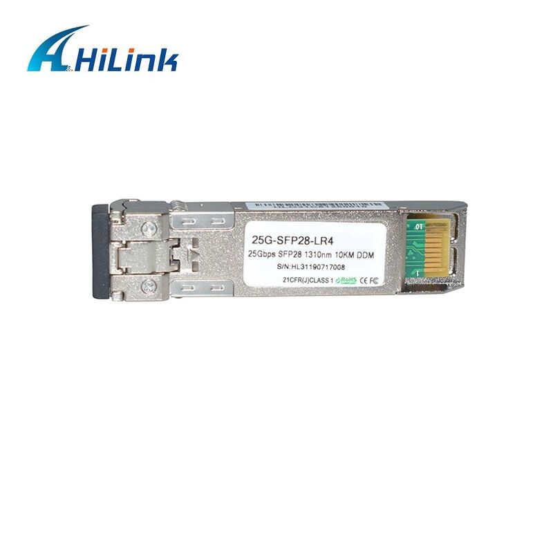 Hilink 25G SFP28 Optical Module với 3.3V Power Supply cho 25GBASE-LR Ethernet trong phạm vi nhiệt độ thương mại