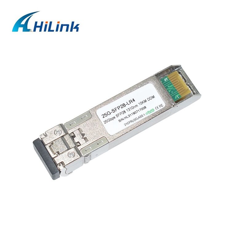 Hilink 25G SFP28 Optical Module với 3.3V Power Supply cho 25GBASE-LR Ethernet trong phạm vi nhiệt độ thương mại