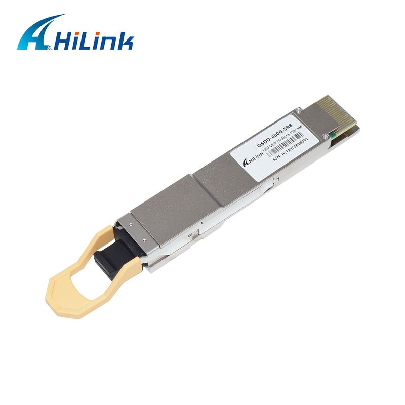 Bộ thu phát quang Hilink QSDD-400G-SR 400G QSFP56-DD SR8 với Tốc độ dữ liệu 400G, Bước sóng 850nm và Khoảng cách 100m