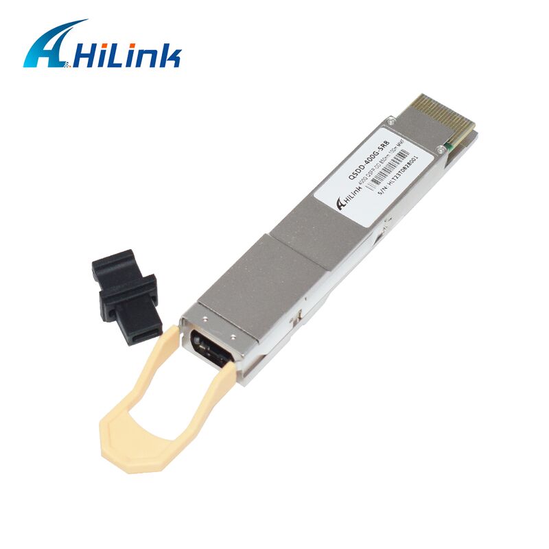Bộ thu phát quang Hilink QSDD-400G-SR 400G QSFP56-DD SR8 với Tốc độ dữ liệu 400G, Bước sóng 850nm và Khoảng cách 100m