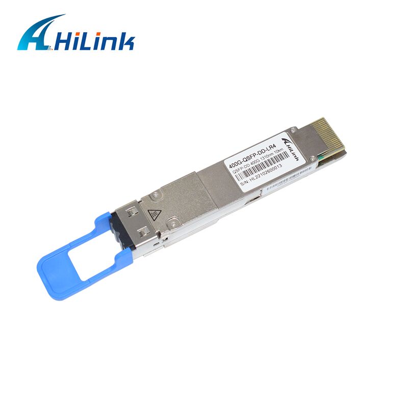 Hilink 400Gb/s QSFP-DD LR4 10km SMF Duplex LC Optical Transceiver phù hợp với RoHS