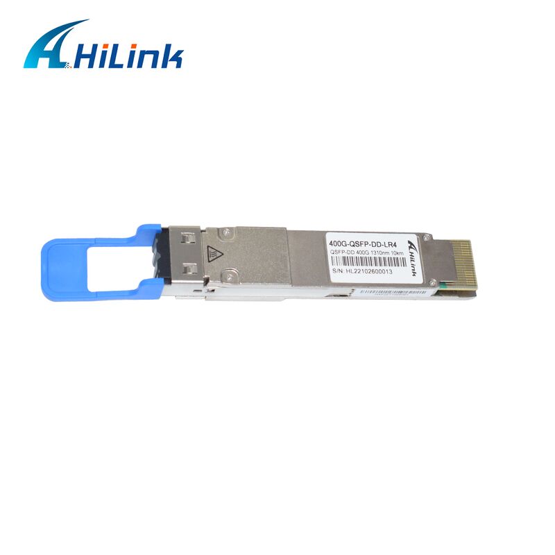 Hilink 400Gb/s QSFP-DD LR4 10km SMF Duplex LC Optical Transceiver phù hợp với RoHS