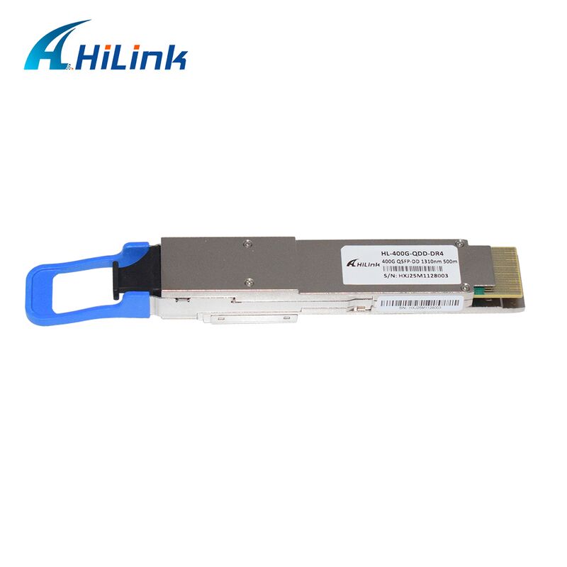 Hilink HL-400G-QDD-DR4 400Gb/s 500M QSFP-DD DR4 MPO-12 Mô-đun tương thích máy thu quang