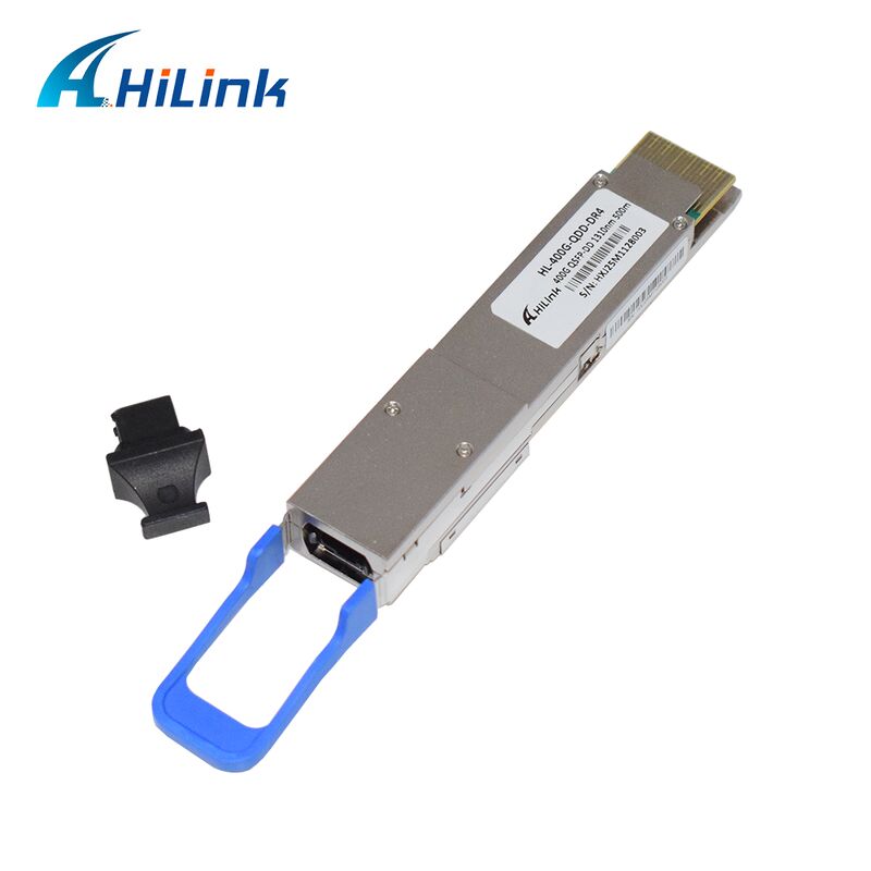Hilink HL-400G-QDD-DR4 400Gb/s 500M QSFP-DD DR4 MPO-12 Mô-đun tương thích máy thu quang