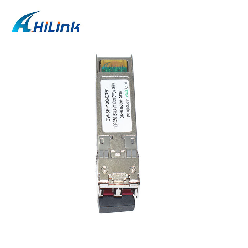 Module thu phát quang Hilink 10Gb SFP+ DWDM SFP 100GHZ CH17~61 Tùy chọn 40km Duplex LC Thương mại Công nghiệp
