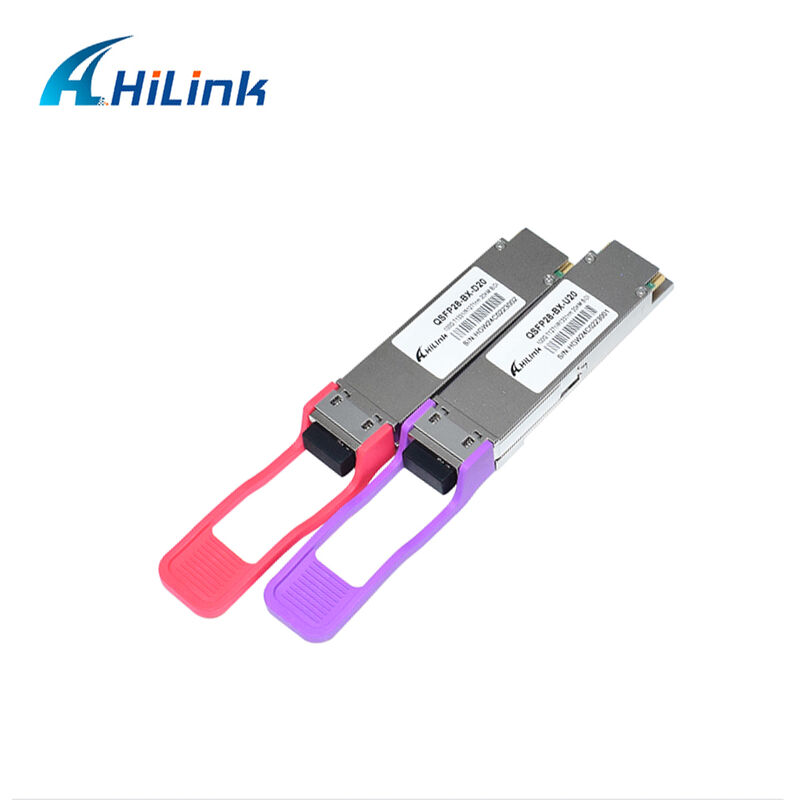 Hilink HL-QSFP28-100G-UD-20 100Gb/s 20km QSFP28 BIDI LR1 Optical Transceiver Module với Hot Pluggable LC Connector