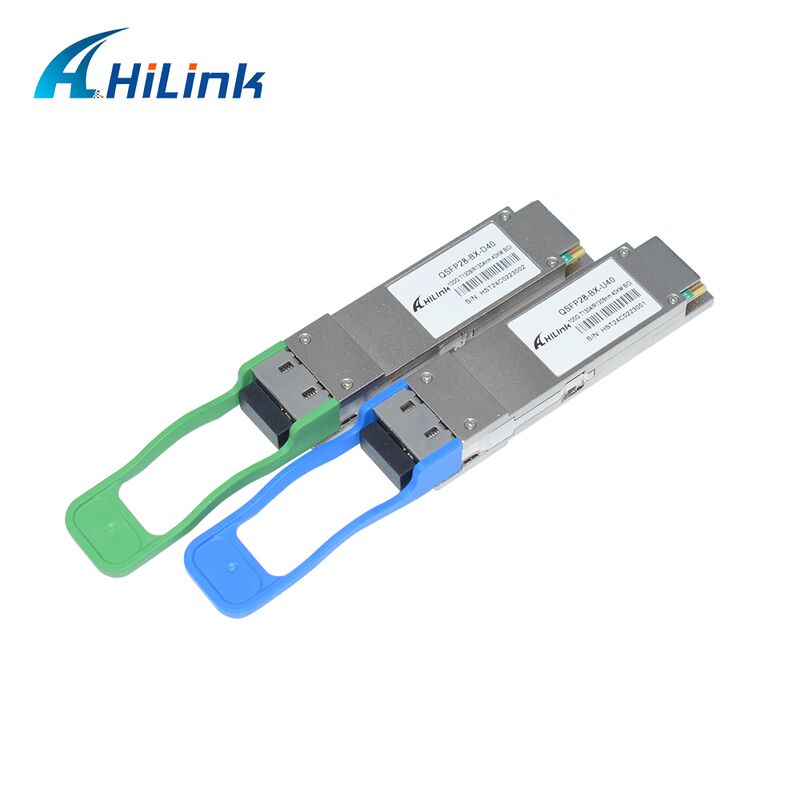 Bộ thu phát quang Hilink QSFP28-BX-UD40 100G BiDi với khoảng cách 40km cho các ứng dụng trung tâm dữ liệu
