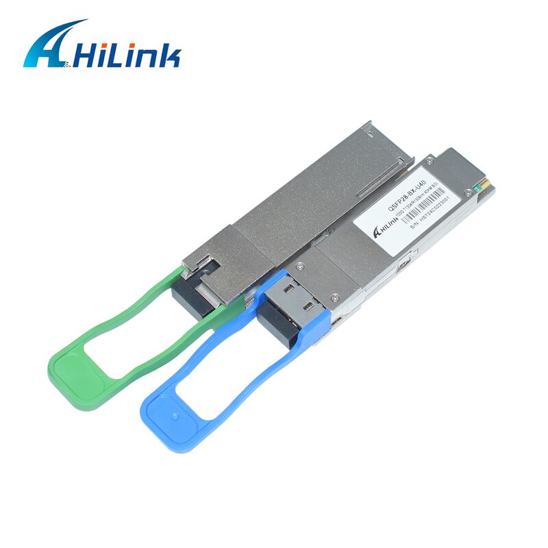 Bộ thu phát quang Hilink QSFP28-BX-UD40 100G BiDi với khoảng cách 40km cho các ứng dụng trung tâm dữ liệu