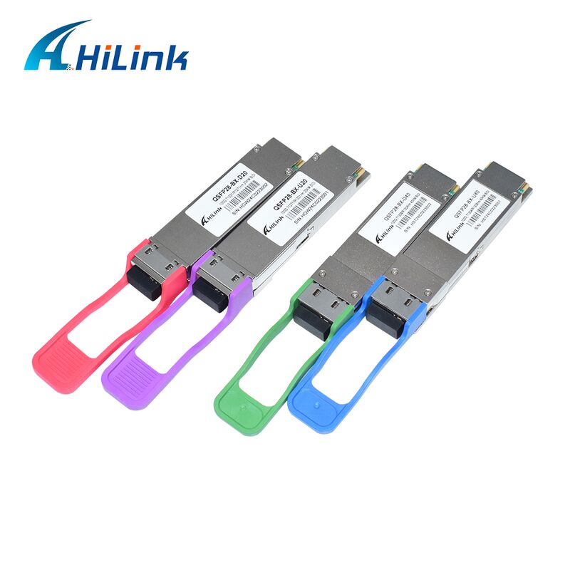 Bộ thu phát quang Hilink QSFP28-BX-UD40 100G BiDi với khoảng cách 40km cho các ứng dụng trung tâm dữ liệu