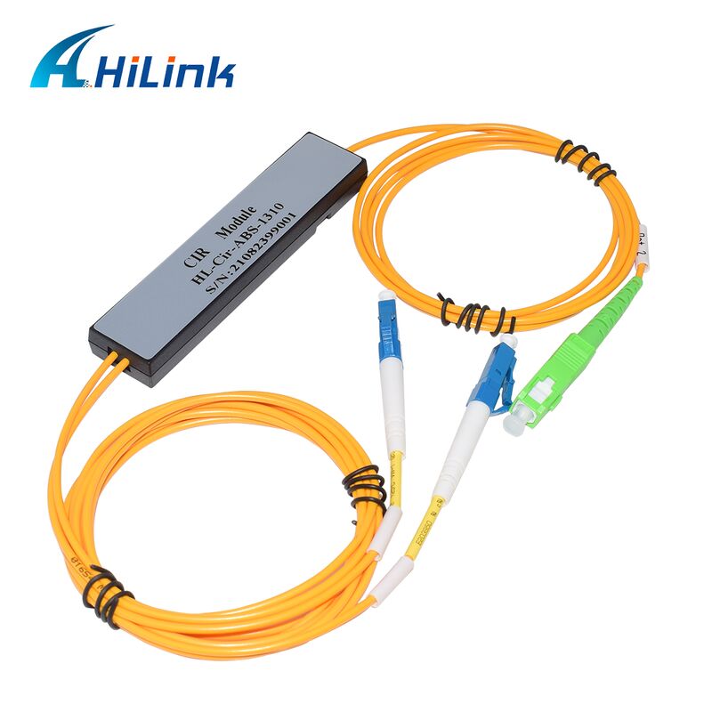 HL-Cir-1310 Bộ chia 3 cổng Cổng1&Cổng3-LC/UPC Cổng2-SC/APC 1310nm/1550nm/1610nm Hộp ABS cho Trung tâm dữ liệu