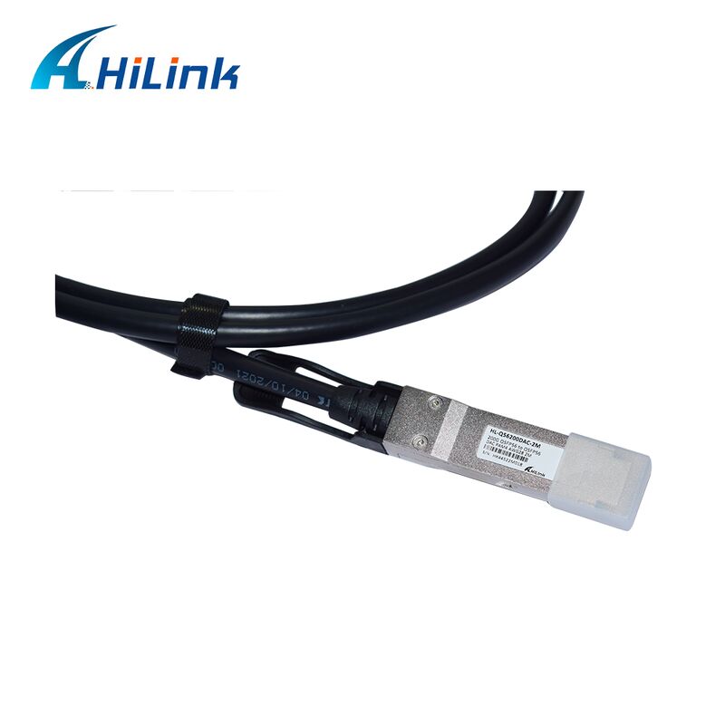 Brand Compatible 200G QSFP56 Passive Direct Attach Copper Twinax Cable 2M PVC QSFP56 200G DAC Cable