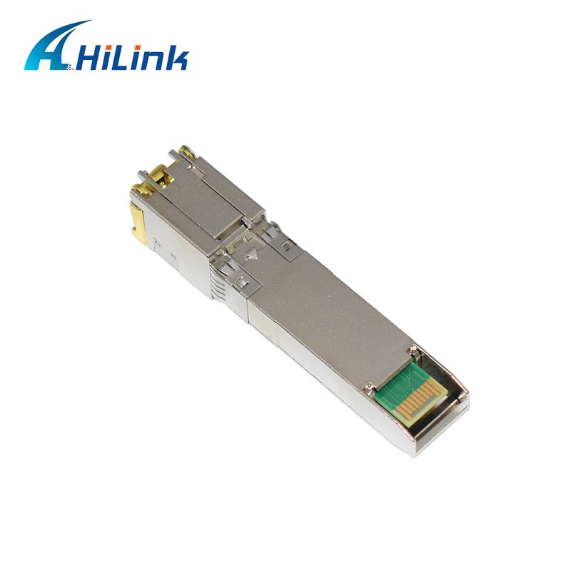 Bộ thu phát SFP+ Hilink Tốc độ dữ liệu 10G với khoảng cách 30M/80M và Mô-đun Đồng 10GBASE-T Tuân thủ RoHS