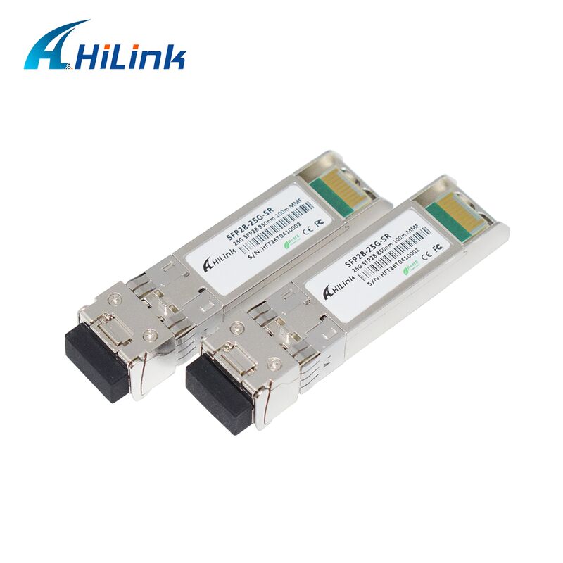 HL-SFP28-25G-SR 25G SFP28 SR Bộ thu LC kép với tốc độ dữ liệu 25Gbps Khoảng cách 100m và bước sóng 850nm