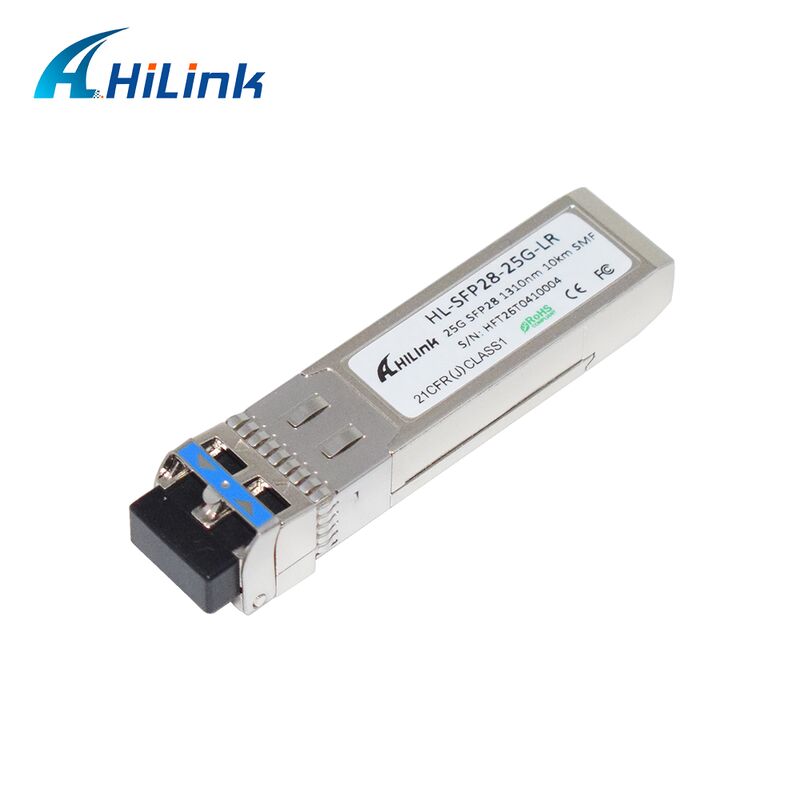 HL-SFP28-LR-10KM 25G SFP28 Transceiver với khoảng cách truyền 10km, tốc độ dữ liệu 25,78Gbps và tiêu thụ năng lượng thấp <1.2W