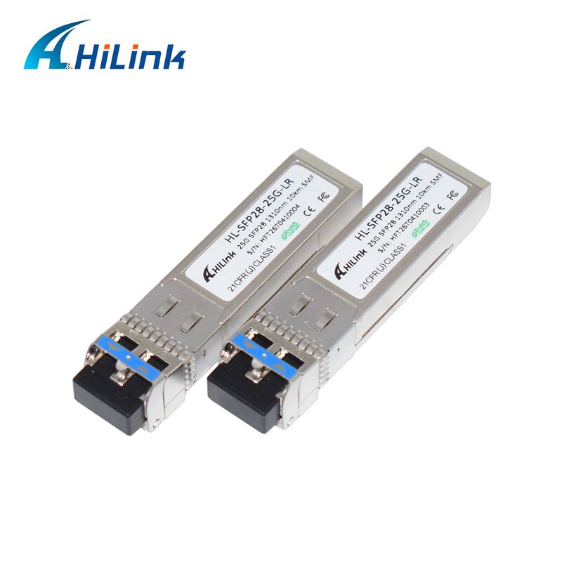 HL-SFP28-LR-10KM 25G SFP28 Transceiver với khoảng cách truyền 10km, tốc độ dữ liệu 25,78Gbps và tiêu thụ năng lượng thấp <1.2W