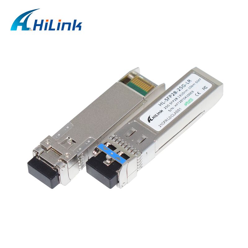 HL-SFP28-LR-10KM 25G SFP28 Transceiver với khoảng cách truyền 10km, tốc độ dữ liệu 25,78Gbps và tiêu thụ năng lượng thấp <1.2W
