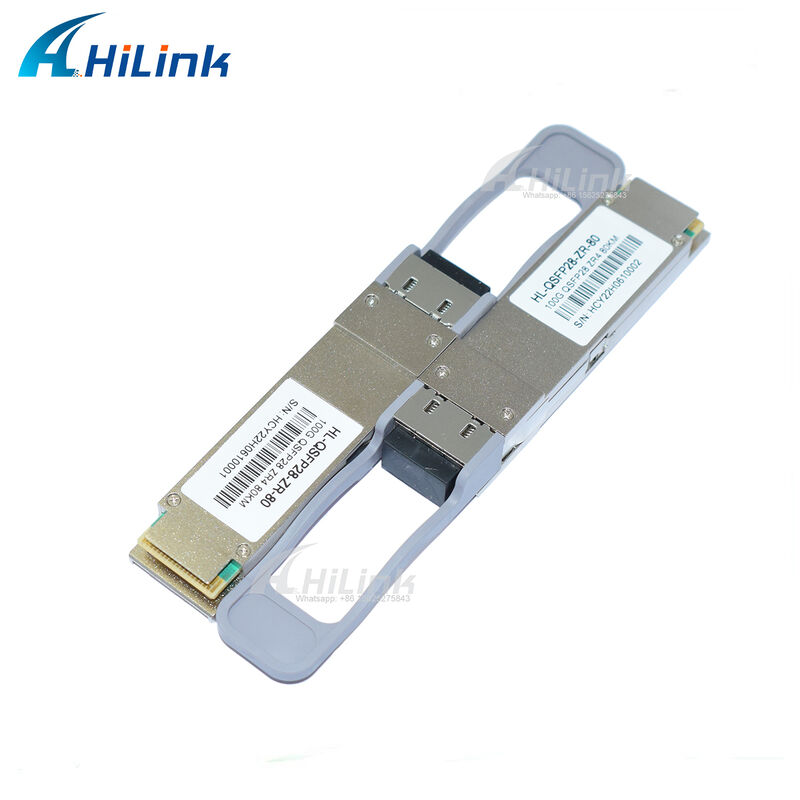 100Gb/s QSFP28 Transceiver với 80km Reach Hot Pluggable Duplex LC Connector LAN WDM EML TOSA