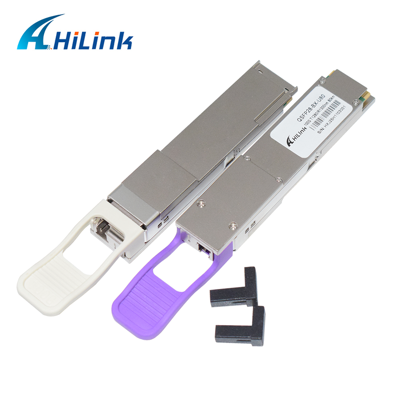 Hilink QSFP28-BX 100Gb / s 80Km BIDI Optical Transceiver Module cho truyền dữ liệu tốc độ cao