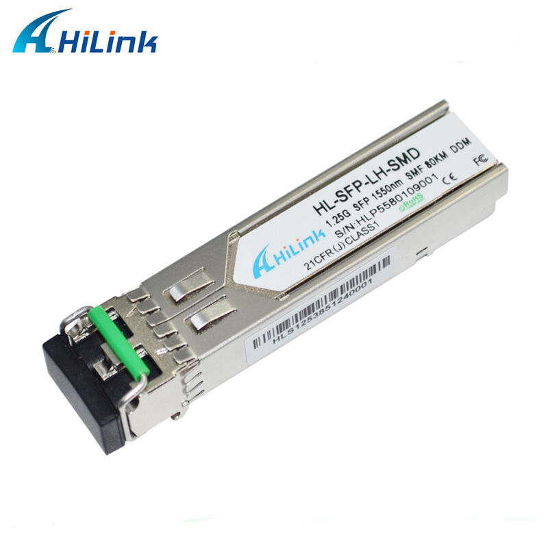 Hilink 1.25Gb/s SFP Optical Transceiver 1550nm 80km Hot Pluggable GBIC RoHS phù hợp