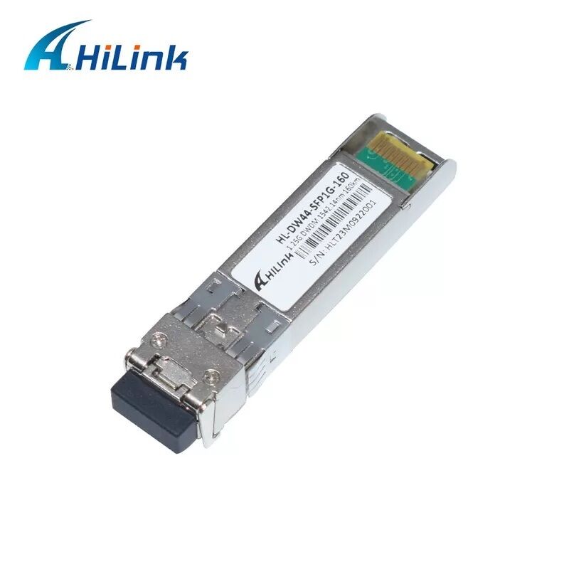 Hilink tương thích 1.25G DWDM SFP Optical Transceiver với Duplex LC Connector cho khoảng cách 40km/80km/120km/160km