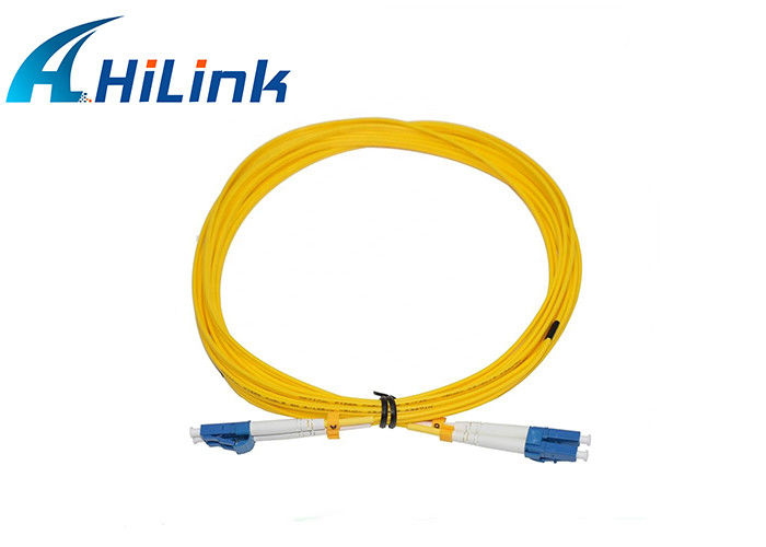 Đầu nối LC To LC Dây cáp quang APC / UPC 2.0mm SM duplex Bảo hành 3 năm