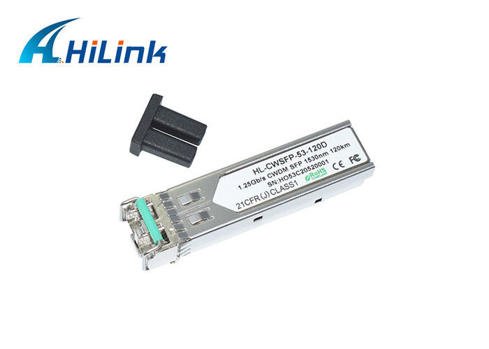 Mô đun thu phát CWDM MUX SFP 1000base 1.25G 120KM 1530nm DOM LC Connector