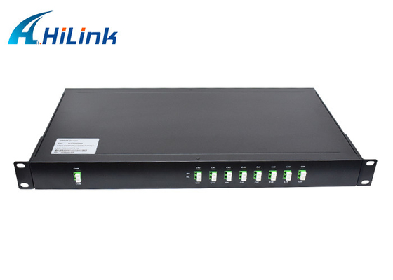 2x8CH DWDM MUX DEMUX 1U 19 '' Giá đỡ LC / APC C43-C50 Kênh DWDM Thiết bị quang