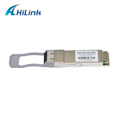 80km 1310nm SMF Mô-đun thu phát quang LC QSFP Gbic song công QSFP28 100G ZR4 DOM