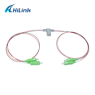 Công tắc quang cơ học 2X2F Chế độ đơn 1260-1620nm Chốt/Không chốt 3V/5V
