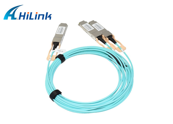 Cáp hoạt động quang QSFP AOC 200G QSFP56 đến 2 X QSFP28 Cáp Ethernet AOC