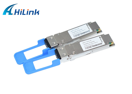 Mô-đun thu phát quang kép LC SMF 100GBASE-LR1 QSFP28 Single Lambda 1310nm 10km DOM