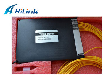 Bộ ghép kênh CWDM Single Fiber, Thiết bị quang học 8 kênh Mux với hộp ABS