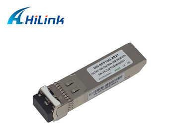 Hilink 10G DWDM 40 / 80km C21-C60 SFP + Mô-đun quang cho thiết bị DWDM