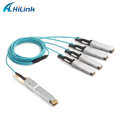 Cáp quang hoạt động 400G đến 4x100G QSFP56-DD với giám sát chẩn đoán và tuân thủ RoHS6