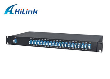 Mô-đun 40W AAWG DWDM MUX DEMUX Sợi đơn 0,7m Chiều dài Đầu nối C21-C60 LC / UPC