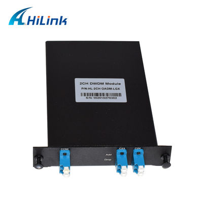 1310nm 2ch Quang Thêm Drop Multiplexer Dwdm Thêm Oadm Mux Demux Dwdm