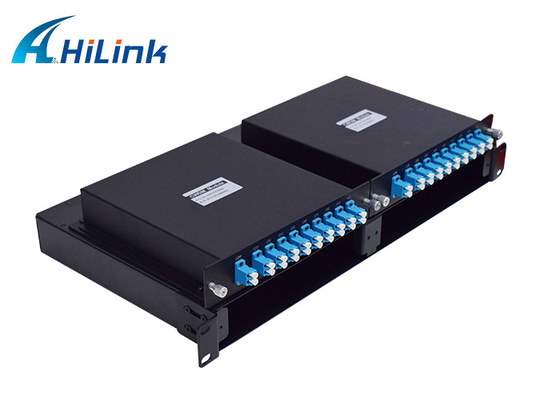 18 kênh Giải pháp WDM CWDM MUX 1U Giá đỡ SC FC LC APC UPC PC
