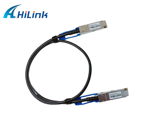 QSFP MSA Đính trực tiếp Cáp đồng 26AWG Thụ động Twinax HILINK QSFP56-200G-PCU1M