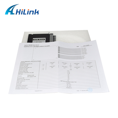 Mô-đun sợi quang 2CH DWDM OADM Đông và Tây với đầu nối SC APC